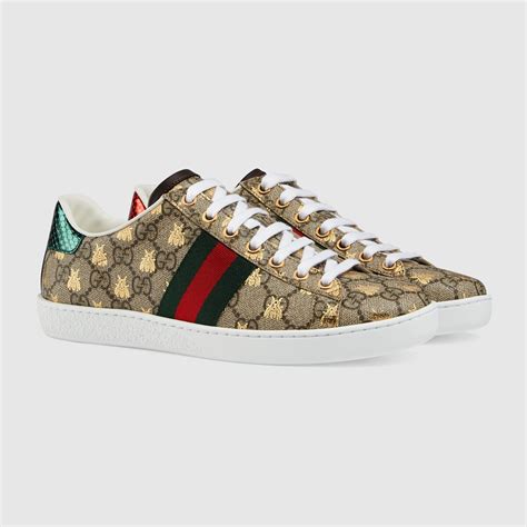 gucci ace sneakers replica|gucci ace bee platform sneakers.